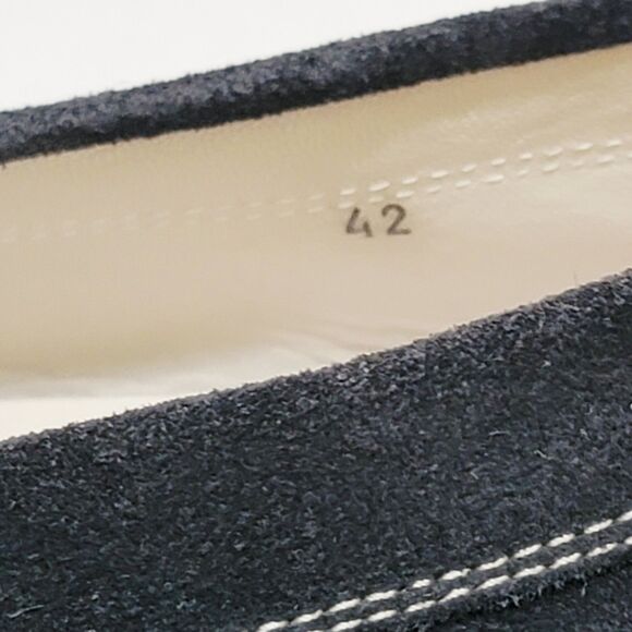 Michael Pasinkoff Mens Sz 42 Navy Blue Suede Driving Shoes Loafers Made in Italy main image 14